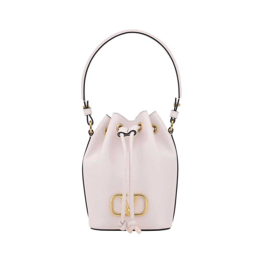 Valentino Garavani Mini Vlogo Drawstring Bucket Bag