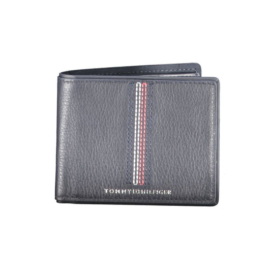 Tommy Hilfiger Blue Leather Wallet