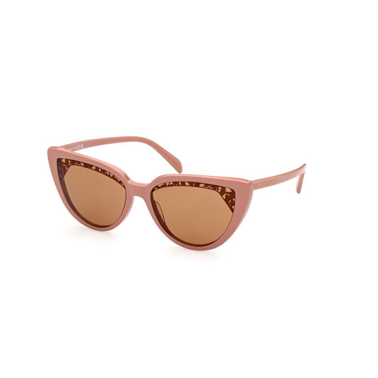 Emilio Pucci Brown Acetate Sunglasses