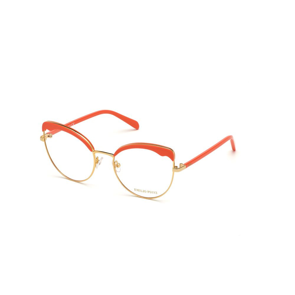 Emilio Pucci Gold Metal Frames