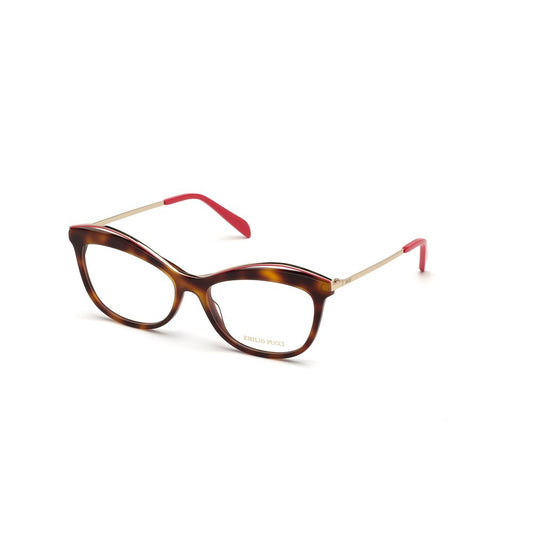 Emilio Pucci Brown Acetate Frames