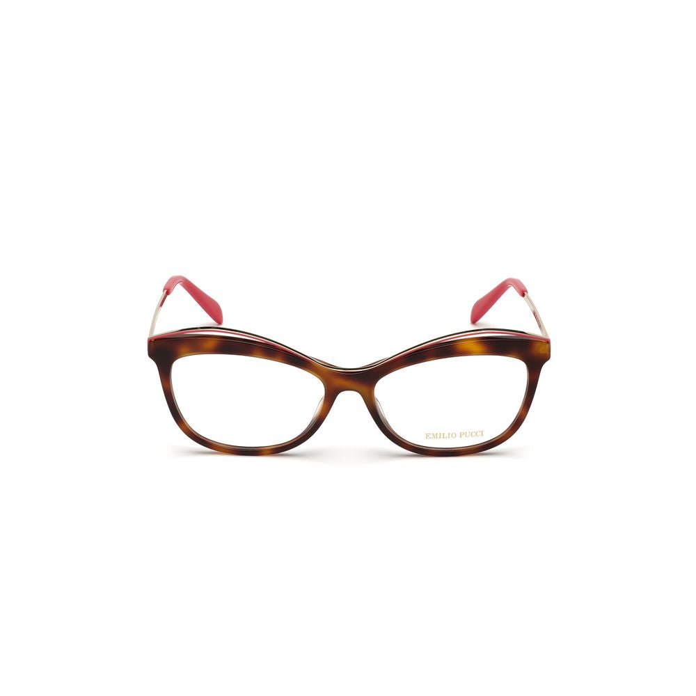 Emilio Pucci Brown Acetate Frames