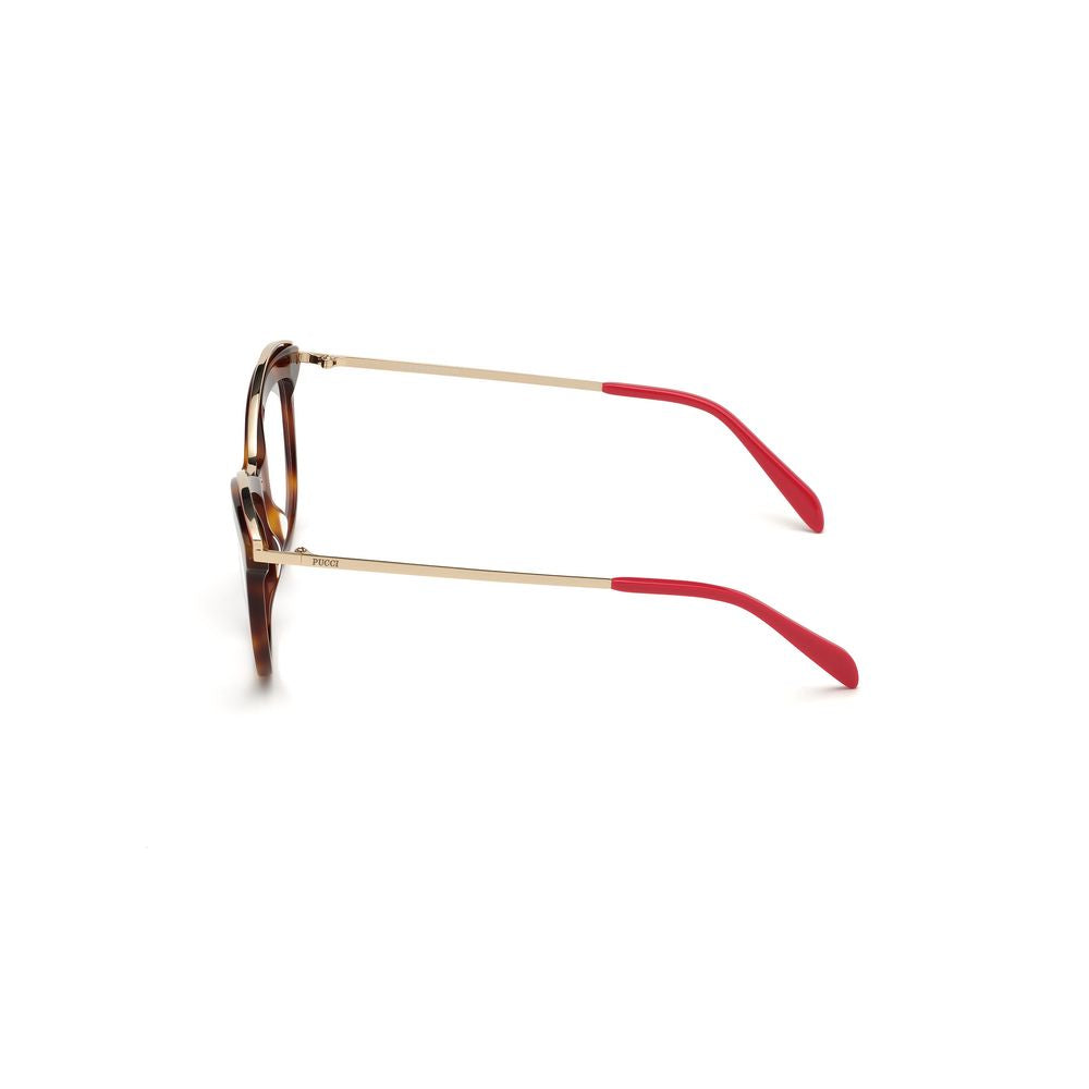 Emilio Pucci Brown Acetate Frames