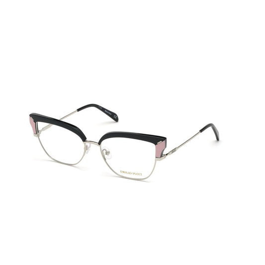 Emilio Pucci Black Metal Frames