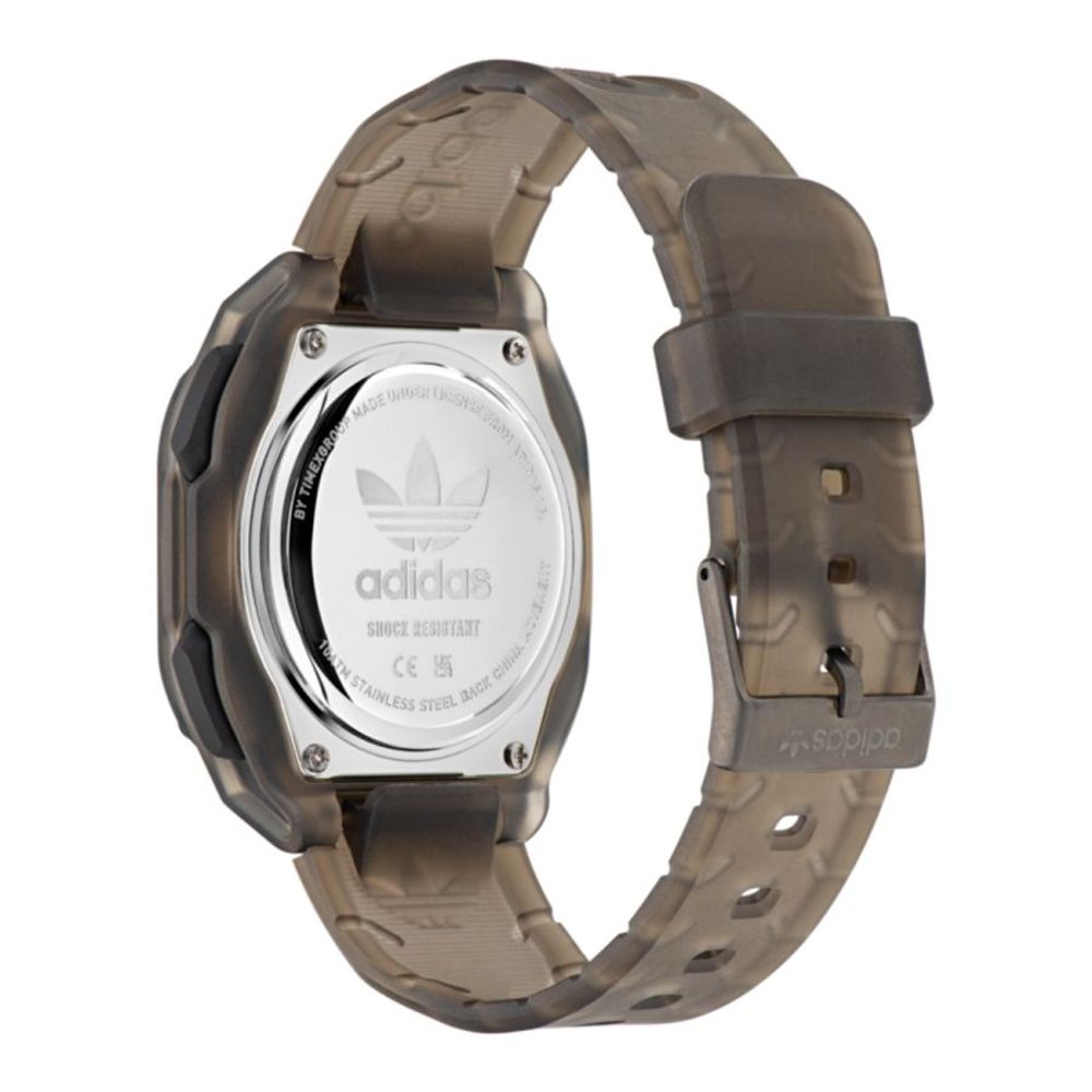 Adidas Brown Silicone Watch