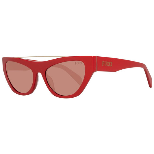 Emilio Pucci Red Metal Sunglasses