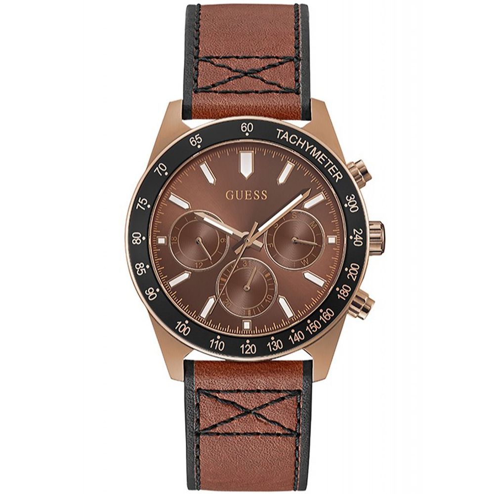 Guess Brown Leather Watch