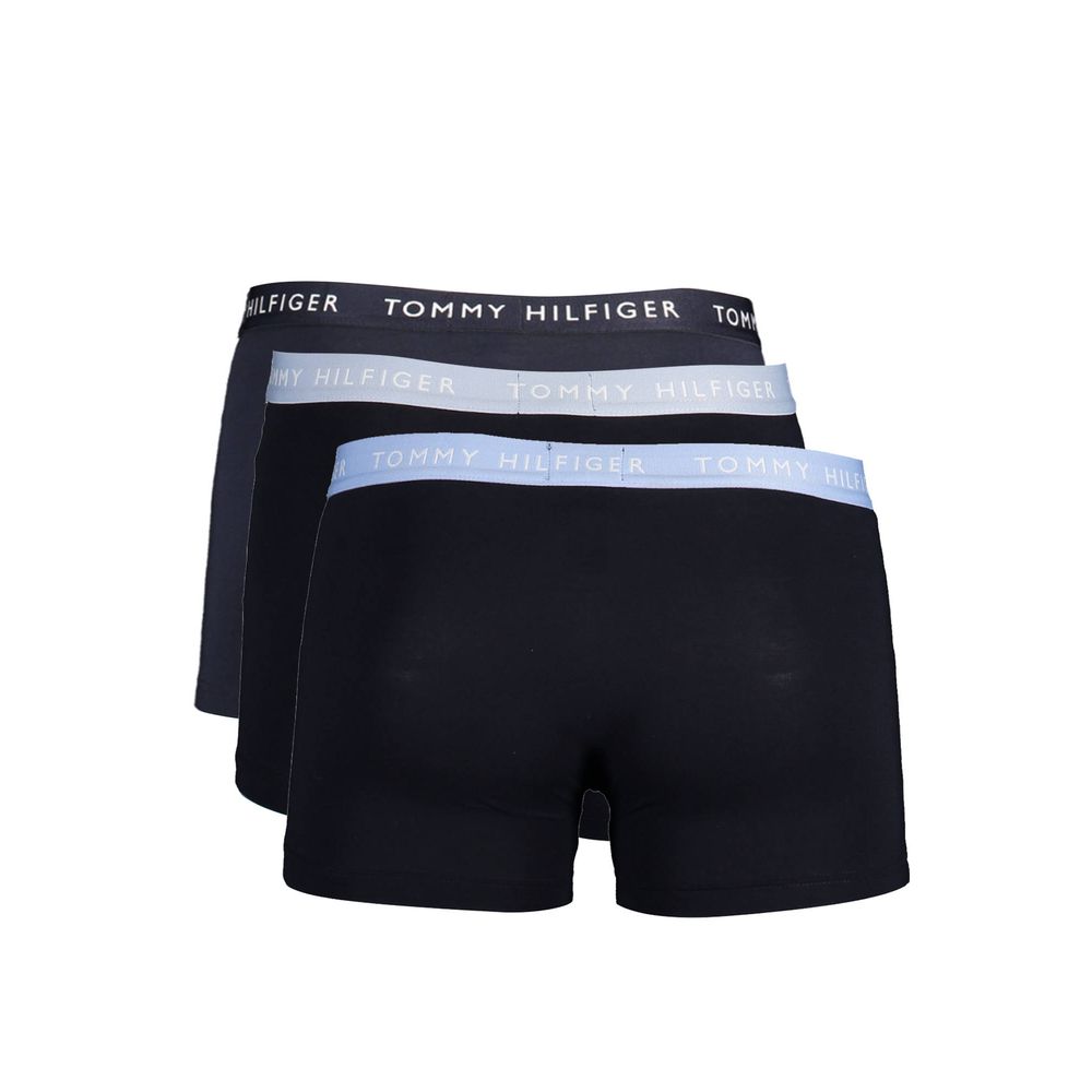 Tommy Hilfiger Black Cotton Men Trunk