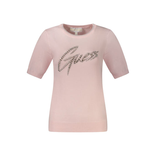 Guess Jeans Pink Viscose Women Sweater