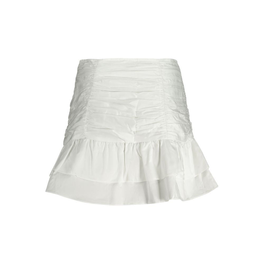 Guess Jeans White Cotton Women Skirt