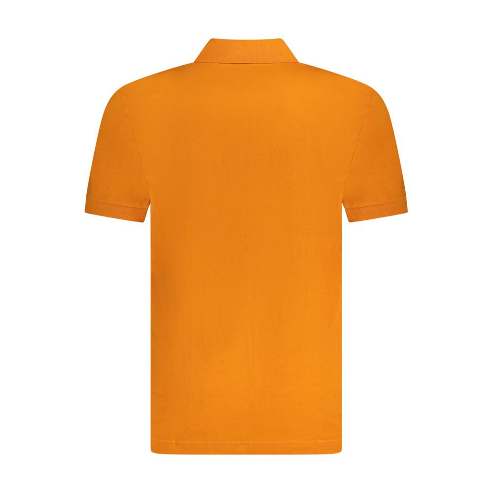 Hugo Boss Orange Cotton Men Polo Shirt