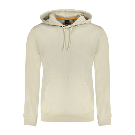 Hugo Boss Beige Cotton Men Sweater