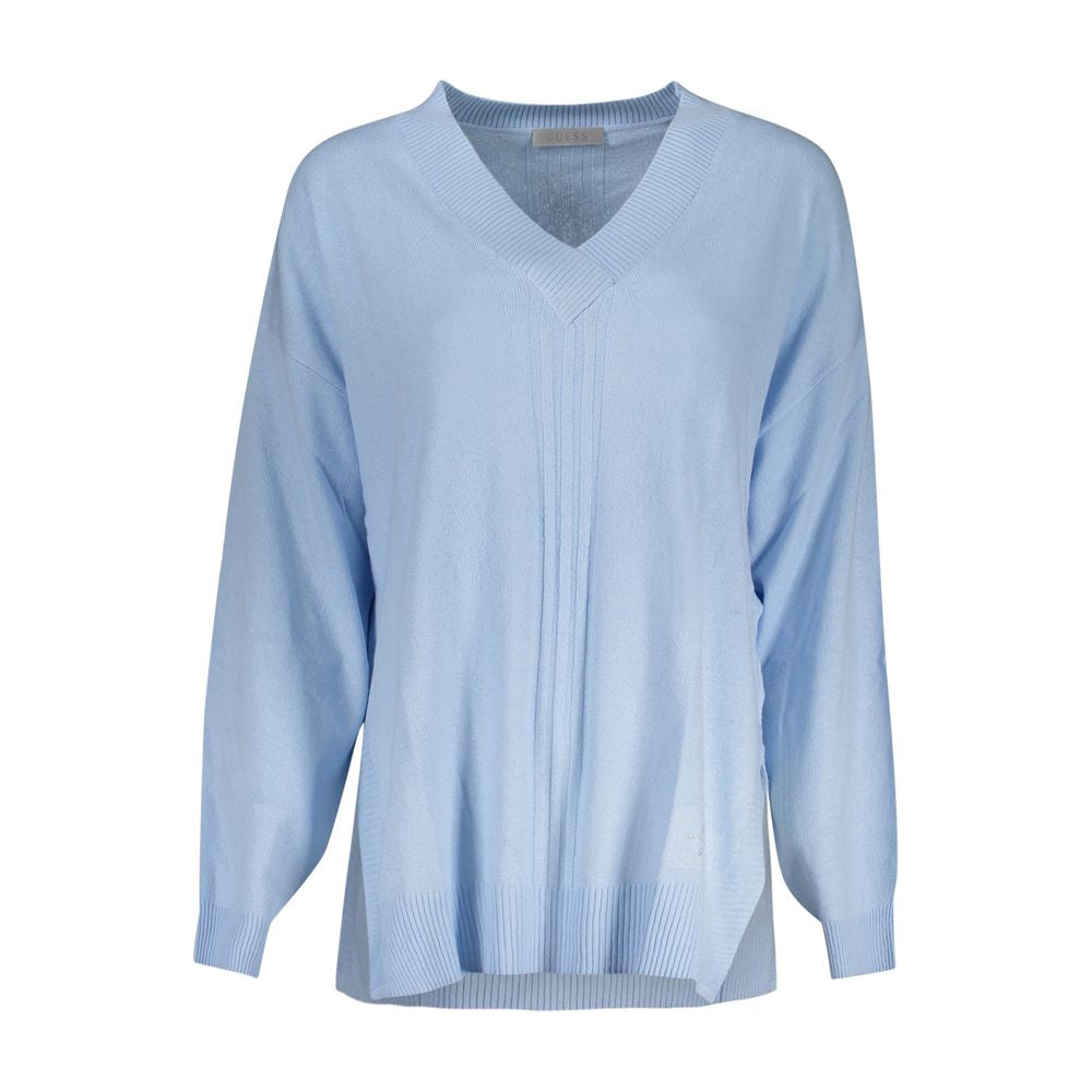 Guess Jeans Light Blue Acrylic Women Sweater